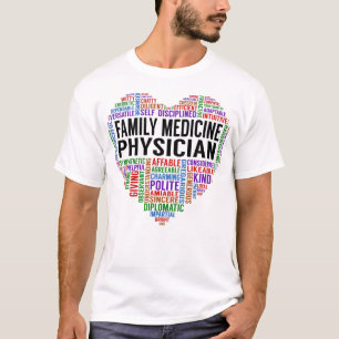 Familienmedizin Ärztliches Herz T-Shirt
