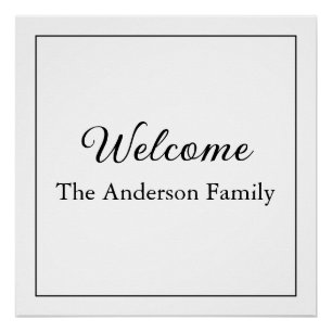 Familienmonogramm poster