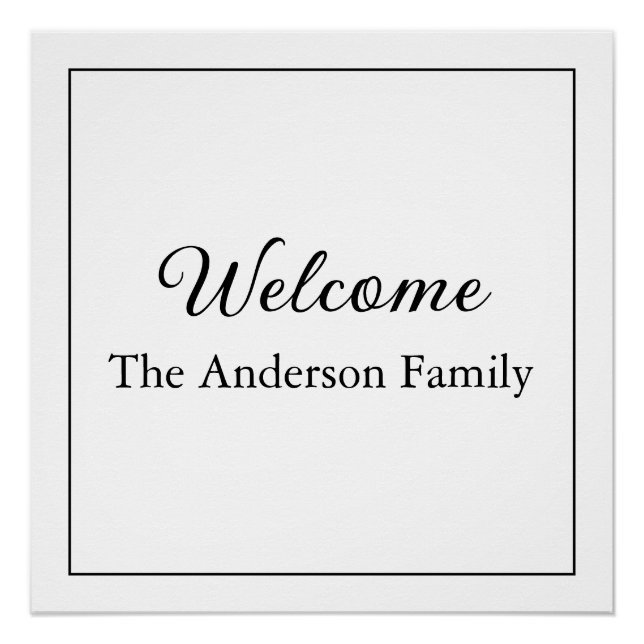 Familienmonogramm  poster (Vorderseite)