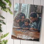Familiennacht Personalisiertes Foto<br><div class="desc">Dieses Design kann in dem Bereich personalisiert werden, der durch das Ändern des Fotos und/oder Textes zur Verfügung gestellt wird. Sie können auch angepasst werden, indem Sie auf Vorlage personalisieren klicken und dann auf die Schaltfläche klicken, um weitere Optionen anzupassen, um die Hintergrundfarbe zu löschen oder zu ändern, Text hinzuzufügen,...</div>
