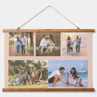 Familienname 5 Foto Collage Einfache Moderne