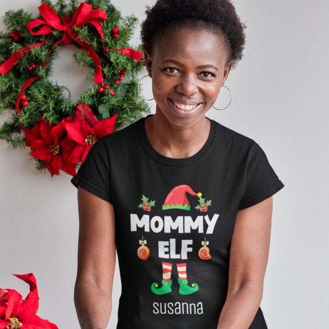 Familienname der Mommy elf, passend zu Weihnachten T-Shirt (Von Creator hochgeladen)