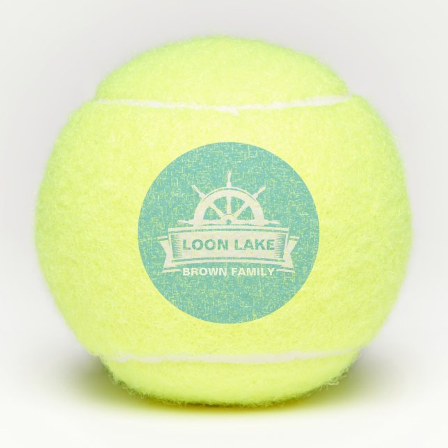Familienname des Lake House Tennisbälle (Vorderseite)