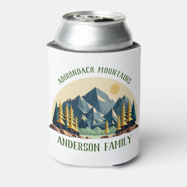 Familienname des Mountain Sunrise Dosenkühler (Kanne Rückseite)