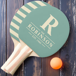 Familienname & Erstklassiges Polo Aqua Reef Tischtennis Schläger