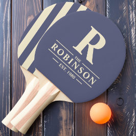 Familienname & Erstklassiges Polo Striping Lavende Tischtennis Schläger