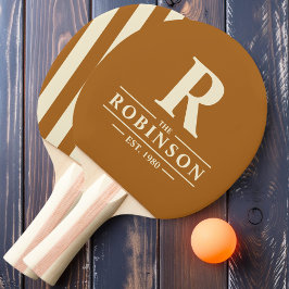 Familienname & Erstklassiges Polo Striping Sand Tischtennis Schläger