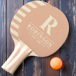 Familienname & Erstklassiges Polo Sweet Peach Tischtennis Schläger