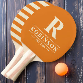 Familienname & Erstklassiges Polo Warm Citrus Tischtennis Schläger