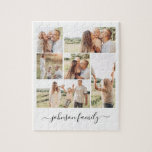 Familienname Foto behalten 6 Bilder bei<br><div class="desc">Benutzerdefiniertes und einzigartiges Foto-Puzzle mit individuelle Name zum bleibe bei Zuhause und Spielen mit Ihren Eltern, Großeltern oder Kindern. Dieses spezielle Foto-Puzzle-Spiel ist ein großartiges Geburtstag- oder Weihnachtsgeschenk für die ganze Familie zum Genießen.</div>