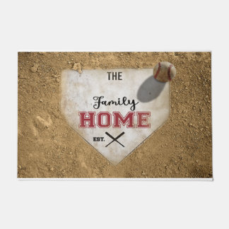 Familienname Individueller Rug, Baseball-Familie Fußmatte