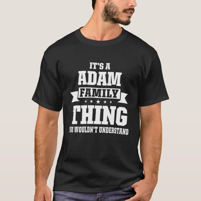 Familienname Long Funny Wiedersehen Nachname Name  T-Shirt (Vorderseite)