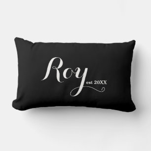 Familienname-lumbales Kissen - Roy