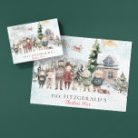 Familienname | Niedliches Familienportrait<br><div class="desc">Mit unserem "Familiennamen" verwandeln Sie Ihre Erinnerungen in eine unterhaltsame und einnehmende Aktivität | Niedlich Watercolor Family Portrait" Puzzle. Dieses wunderschön gestaltete Puzzle zeigt eine bezaubernde Aquarellbild eines Familienporträts mit personalisierten Details wie dem Familiennamen und einer festlichen Urlaubsszene. Dieses Puzzle eignet sich ideal, um Liebende während der Ferienzeit oder in...</div>