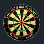 Familienname Personalisiert Blue Dartboard Dartscheibe<br><div class="desc">Ein Dartboard ist ein beliebtes Freizeit- und Wettbewerbsspiel, das Spielern aller Altersgruppen und Qualifikationsebenen Stunden Spaß bietet. Typisch aus Sisalfasern, Kork oder elektronischen Komponenten, sind die Dartboards so konzipiert, dass sie den Einflüssen von Darts standhalten und gleichzeitig präzise Scoringzonen bieten. Die Standard-Dartboards verfügen über ein kreisförmiges Design mit nummerierten Abschnitten...</div>