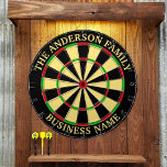 Familienname Personalisiert Blue Dartboard Dartscheibe<br><div class="desc">Ein Dartboard ist ein beliebtes Freizeit- und Wettbewerbsspiel, das Spielern aller Altersgruppen und Qualifikationsebenen Stunden Spaß bietet. Typisch aus Sisalfasern, Kork oder elektronischen Komponenten, sind die Dartboards so konzipiert, dass sie den Einflüssen von Darts standhalten und gleichzeitig präzise Scoringzonen bieten. Die Standard-Dartboards verfügen über ein kreisförmiges Design mit nummerierten Abschnitten...</div>