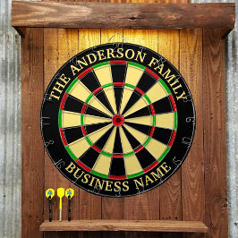 Familienname Personalisiert Blue Dartboard Dartscheibe