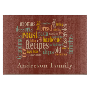 Familienname Rezept Redewendungen Burnt Umber Schneidebrett