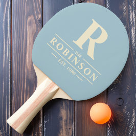 Familienname und anfänglicher Light Sky Tischtennis Schläger