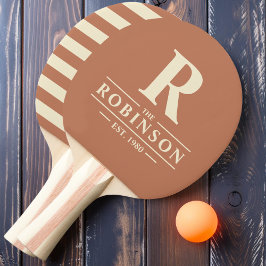 Familienname und erste Polo-Rose Tischtennis Schläger
