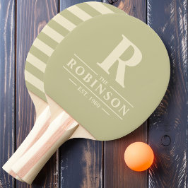 Familienname und erste Polo-Staubsauger Tischtennis Schläger