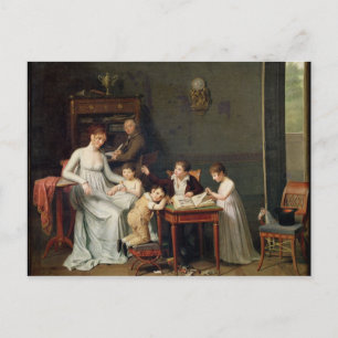 Familienportrait, 1800-01 postkarte