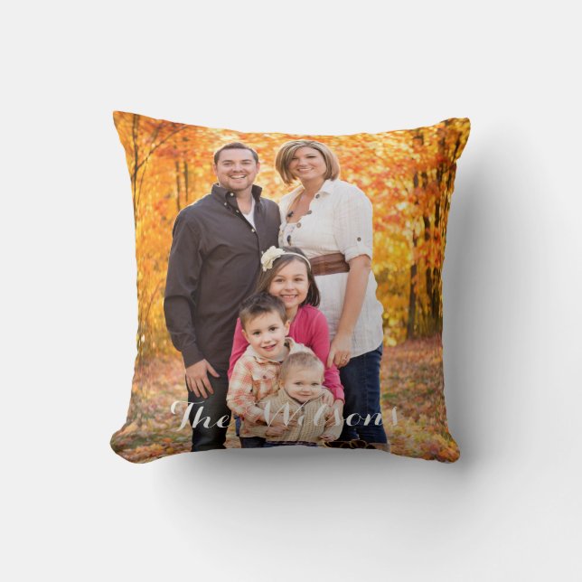 Familienportrait Kissen (Vorderseite)