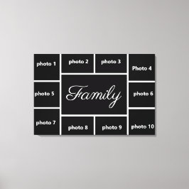 Familienportrait Leinwanddruck