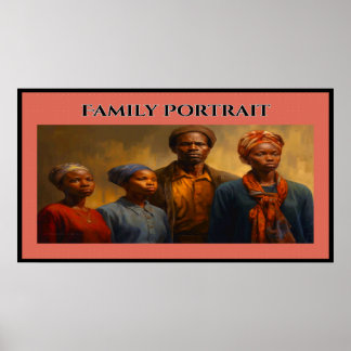 Familienportrait Poster