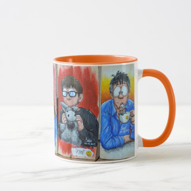 Familienportrait Tasse (Rechts)