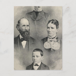 Familienportraits von Chilen Postkarte