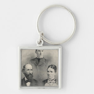 Familienportraits von Chilen Schlüsselanhänger