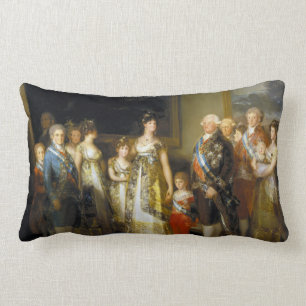 Familienporträt von König Charles IVJose de Goya Lendenkissen