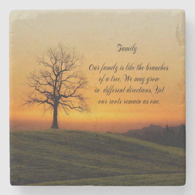 FAMILIENQUOTE STEINUNTERSETZER (Vorderseite)