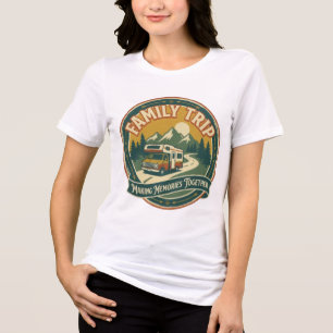Familienreise Gemeinsam Erinnerungen Schaffen Vint Tri-Blend Shirt
