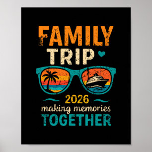 Familienreise Kreuzfahrt Urlaub 2026 Erinnerungen Poster
