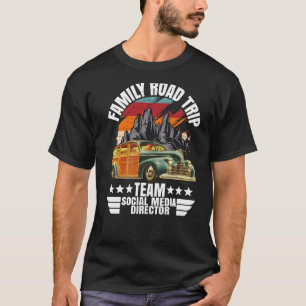 Familienreise Team Social Media Sommerurlaub T-Shirt