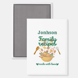 Familienrezepte Küchenmagnet Magnet