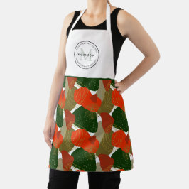 Familienrezepte Monogram Abstrakt Weihnachten Schürze