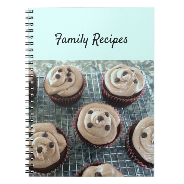 Familienrezepte Schokolade Cupcakes Notizblock (Vorderseite)
