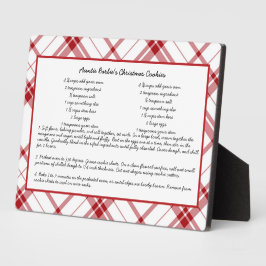 Familienrezepte Weihnachten Keepake Fotoplatte