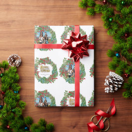 Familienskript Urlaub Weihnachten Weihnachtskarte  Geschenkpapier