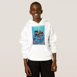 Familienspaß beim Tauchen Hoodie