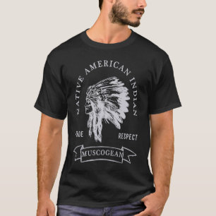 Familienstamm Muscogean Indianerstamm Prid Amerika T-Shirt