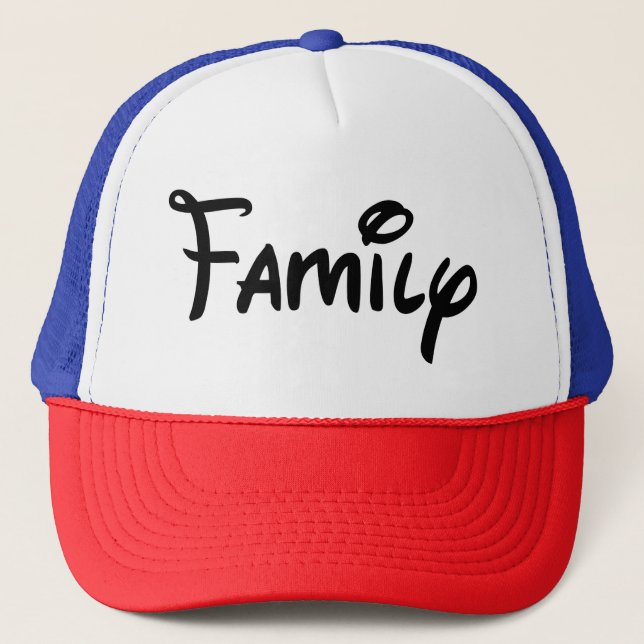 Familienstil Truckerkappe (Vorderseite)