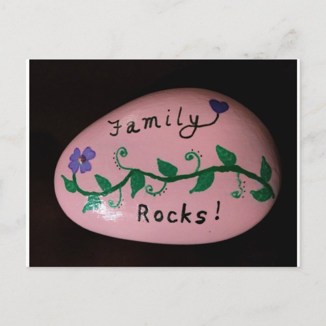 Familienstöcke! Postkarte (Vorderseite)