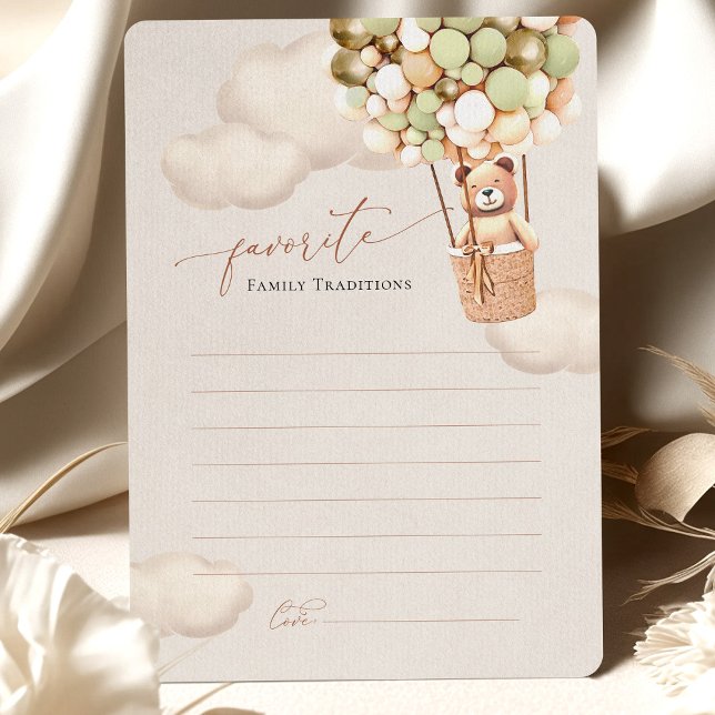 Familientraditionen Bear Balloons Babydusche (Von Creator hochgeladen)