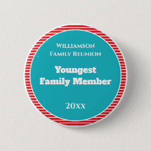 Familientreffen-Auszeichnung jüngstes Familienmitg Button
