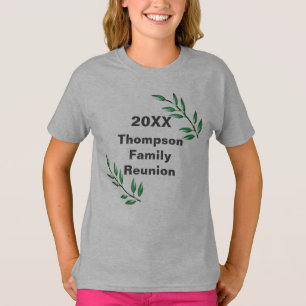 Familientreffen Baumzweige Blätter Erinnerungsstüc T-Shirt