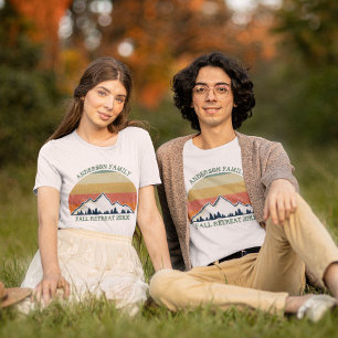 Familientreffen Benutzerdefinierter Herbst-Rückzug T-Shirt